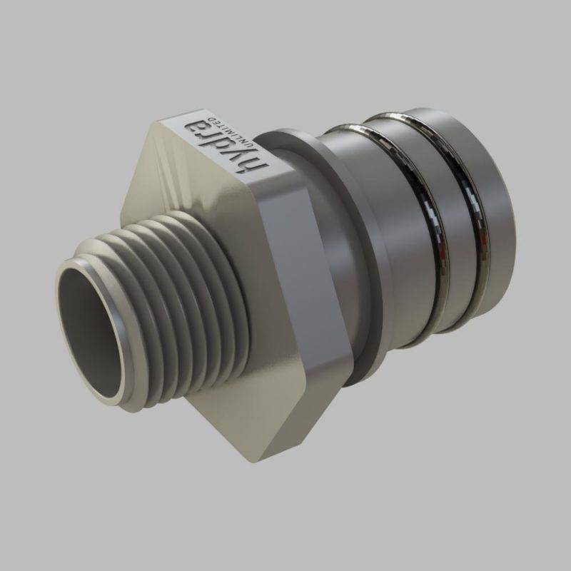 1-1/8" Qwik-Lok Adapter, 1/2" MNPT